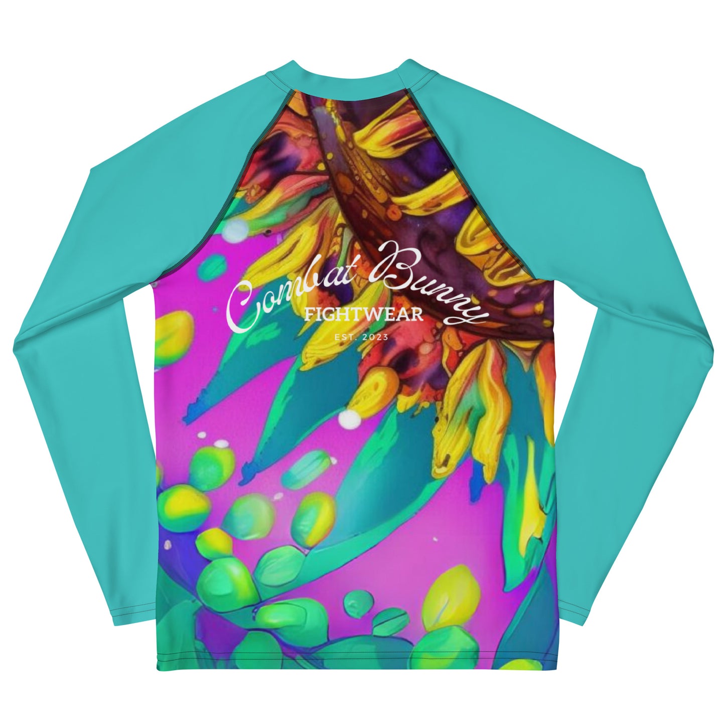 Youth Sun Flower Long Sleeve Rash Guard