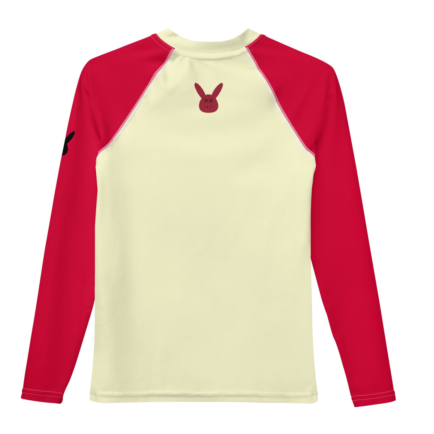 Youth Crimson and Cream Long Sleeve Rash Guard