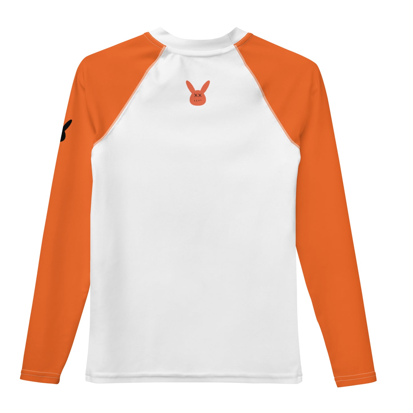 Youth Orange and White Long Sleeve Rash Guard