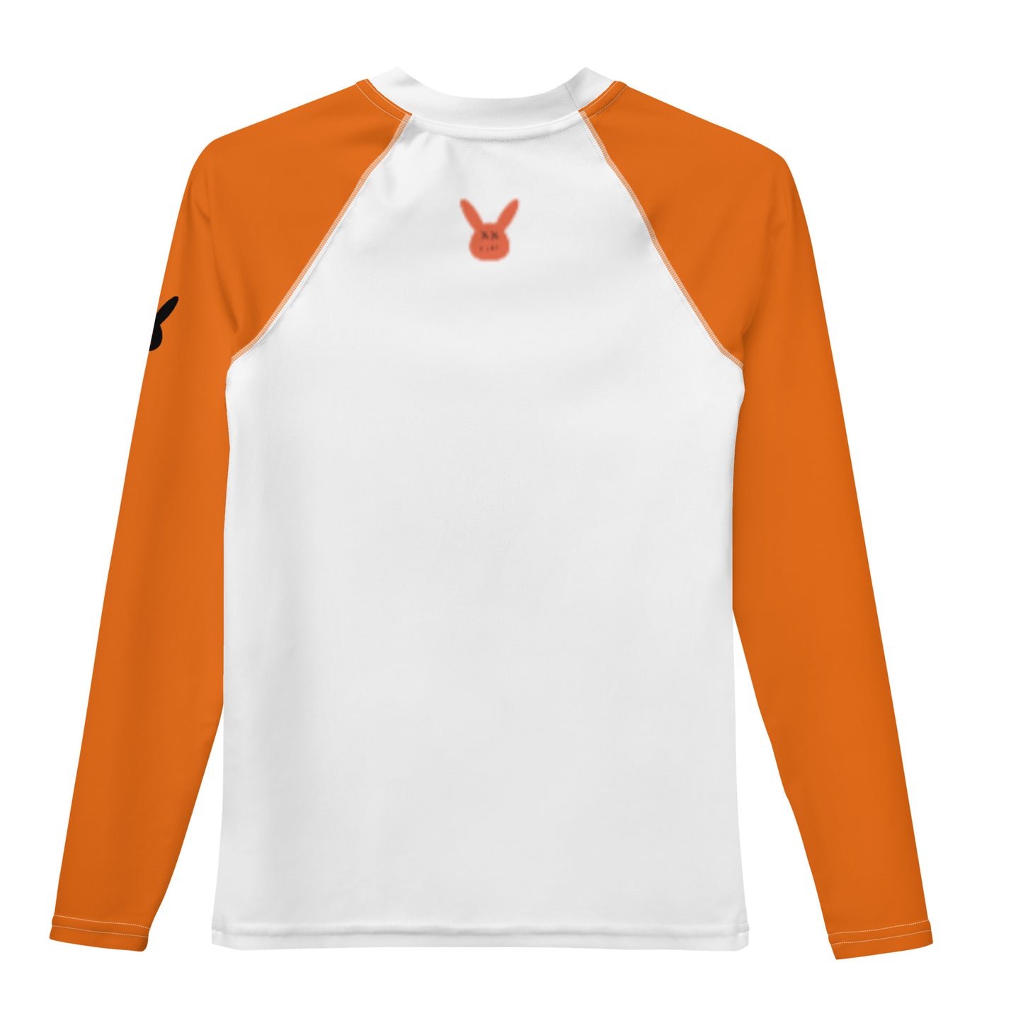 Youth Burnt Orange and White Long Sleeve Rash Guard