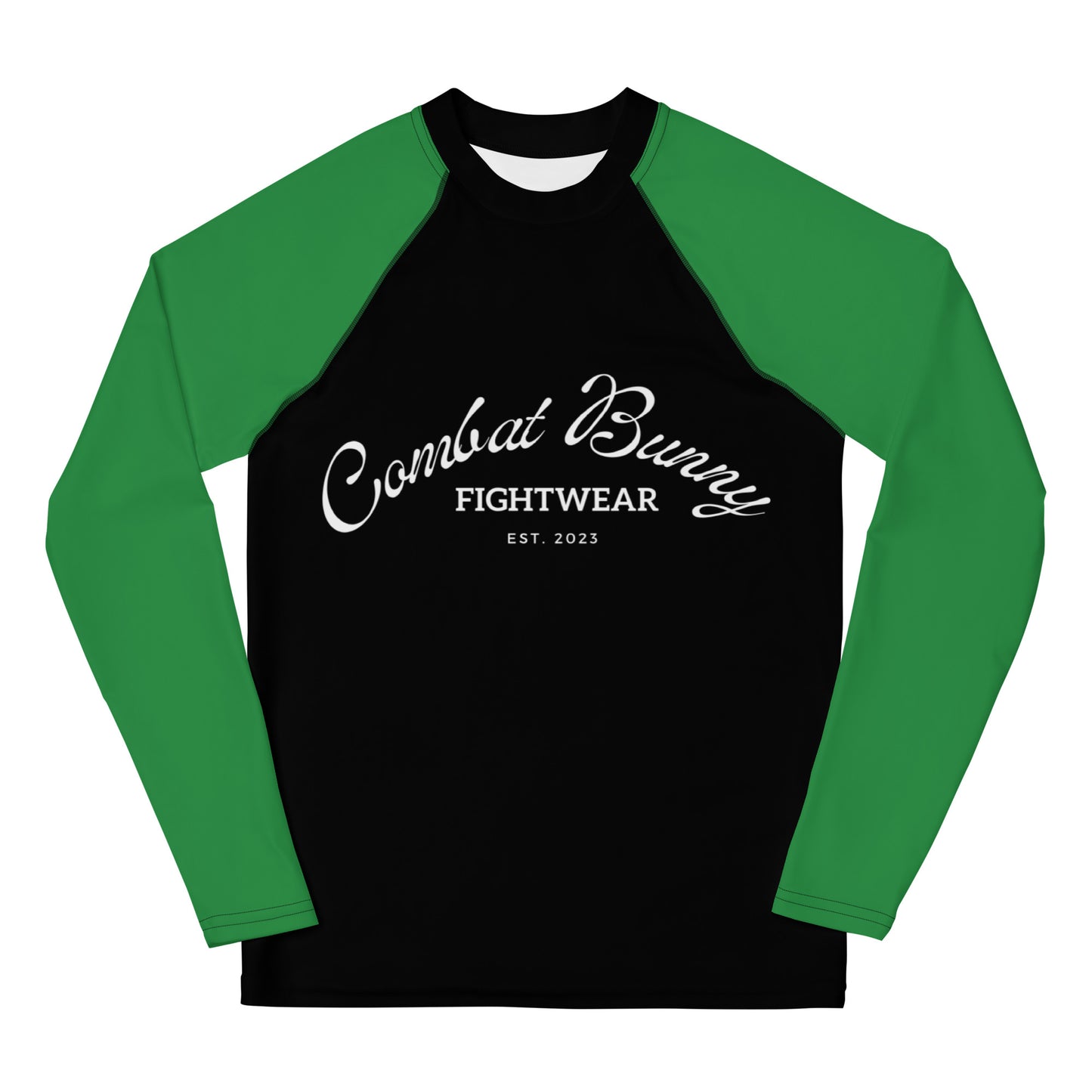 Youth Green Ranked Long Sleeve Rash Guard