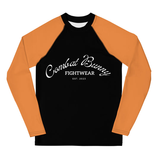 Youth Orange Ranked Long Sleeve Rash Guard