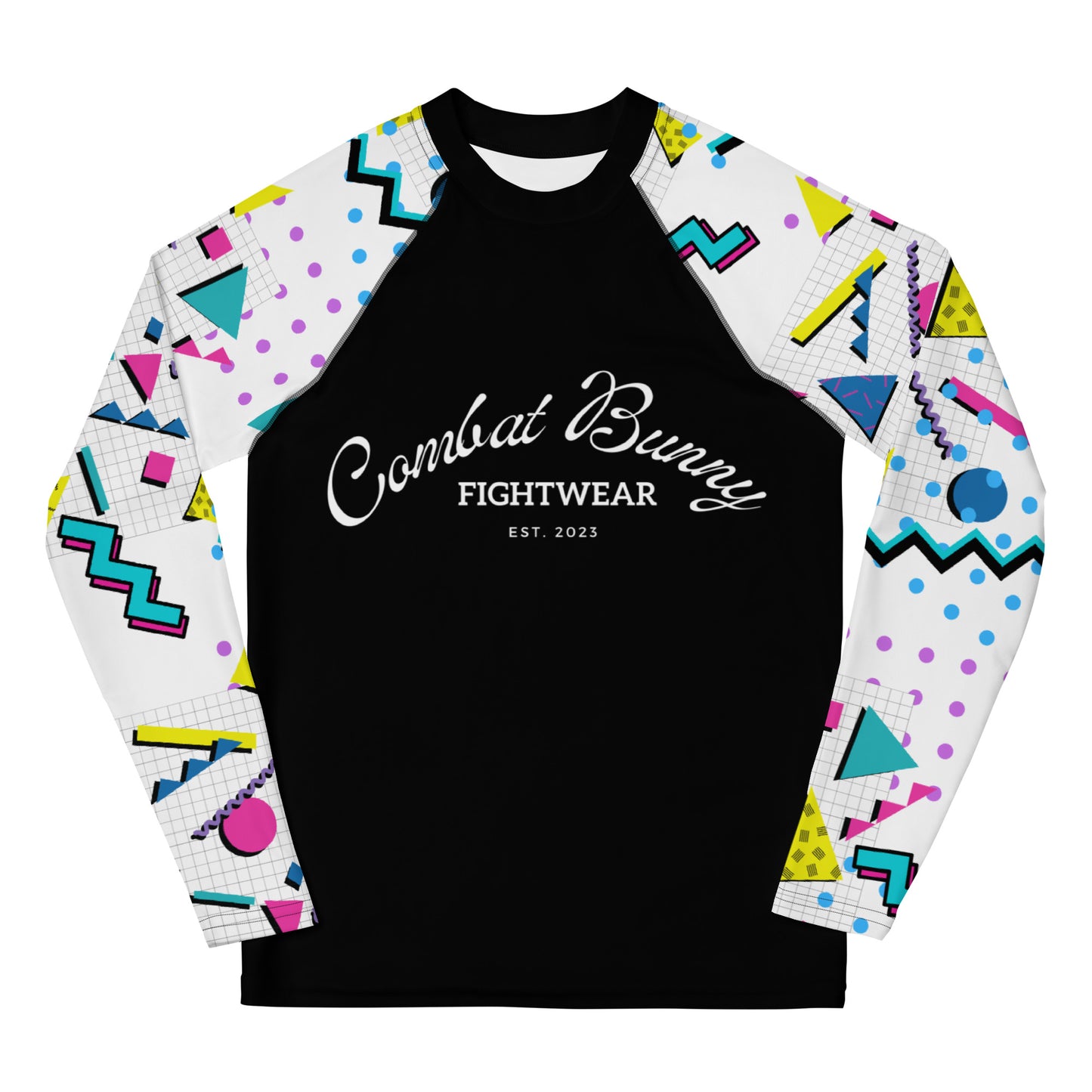 Youth 80's Themed Long Sleeve Rash Guard