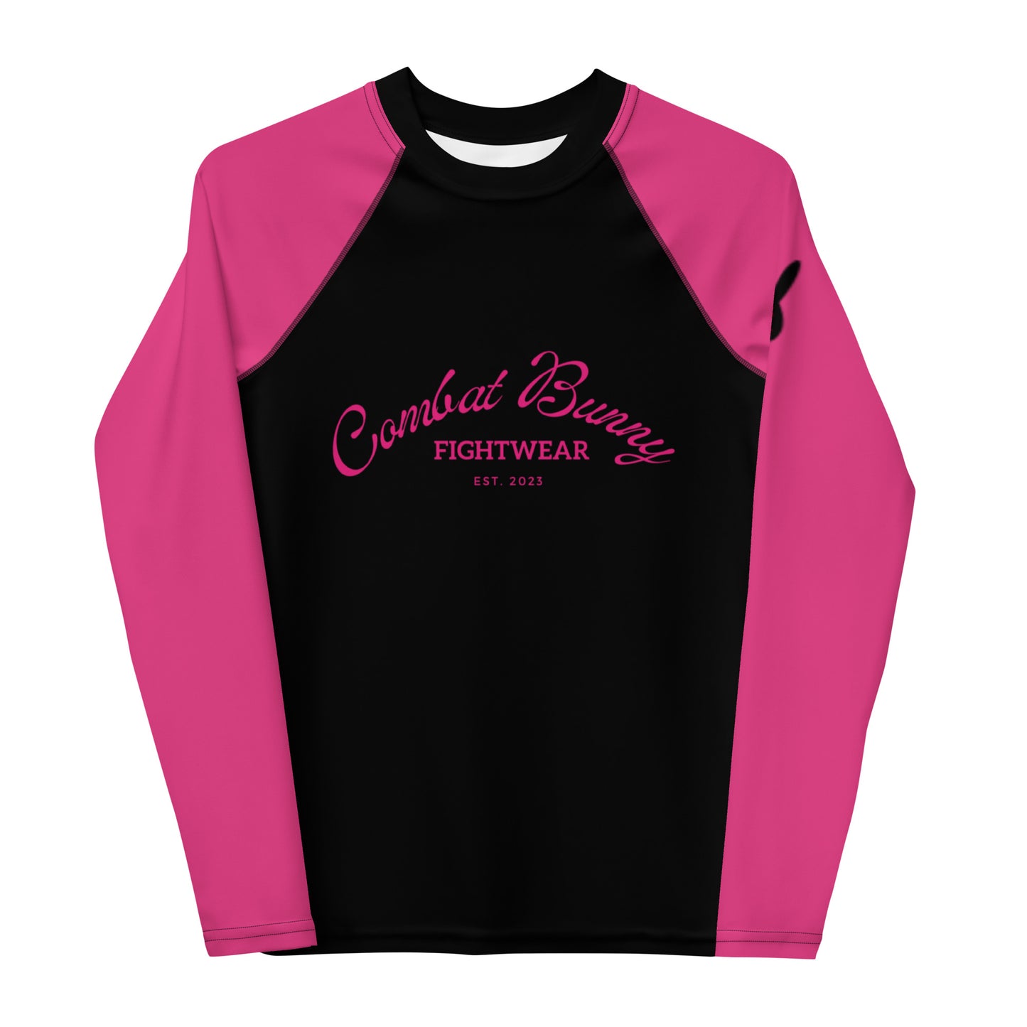 Youth Hot Pink Long Sleeve Rash Guard