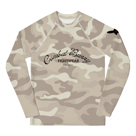 Youth Desert Camo Long Sleeve Rash Guard