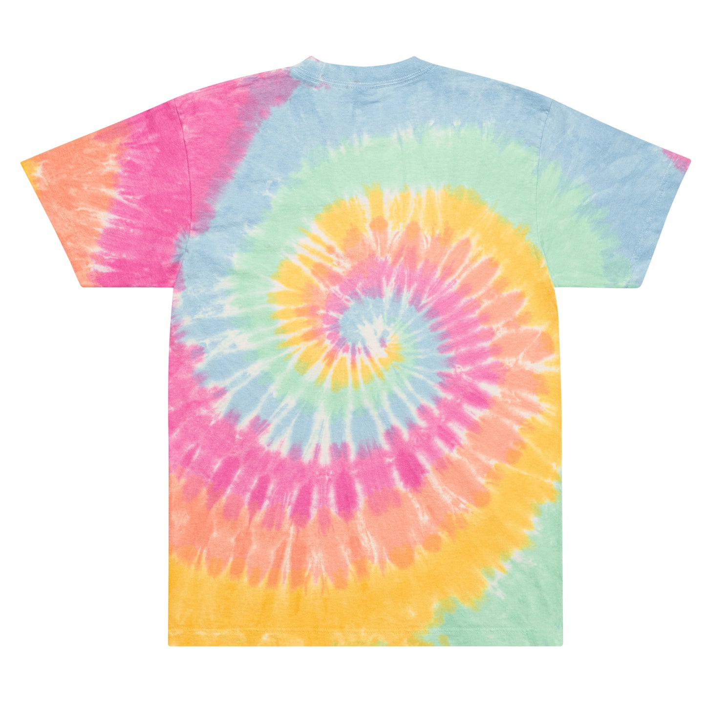 Oversized Combat Bunny tie-dye t-shirt