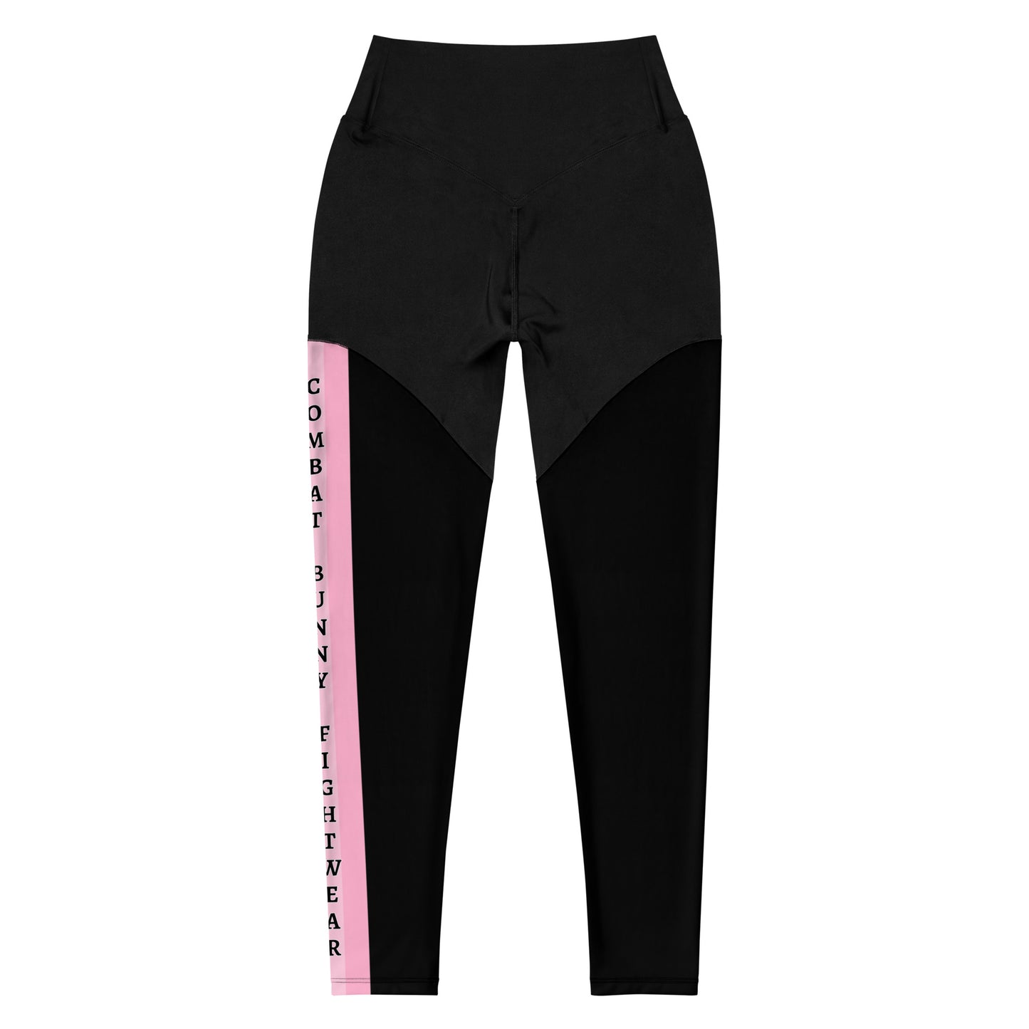 Black and Pink Jiu-Jitsu Compression Leggings