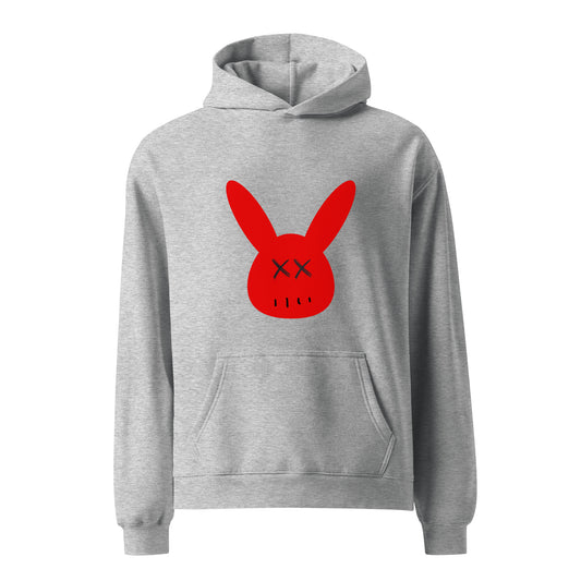 Unisex Red Oversized Hoodie