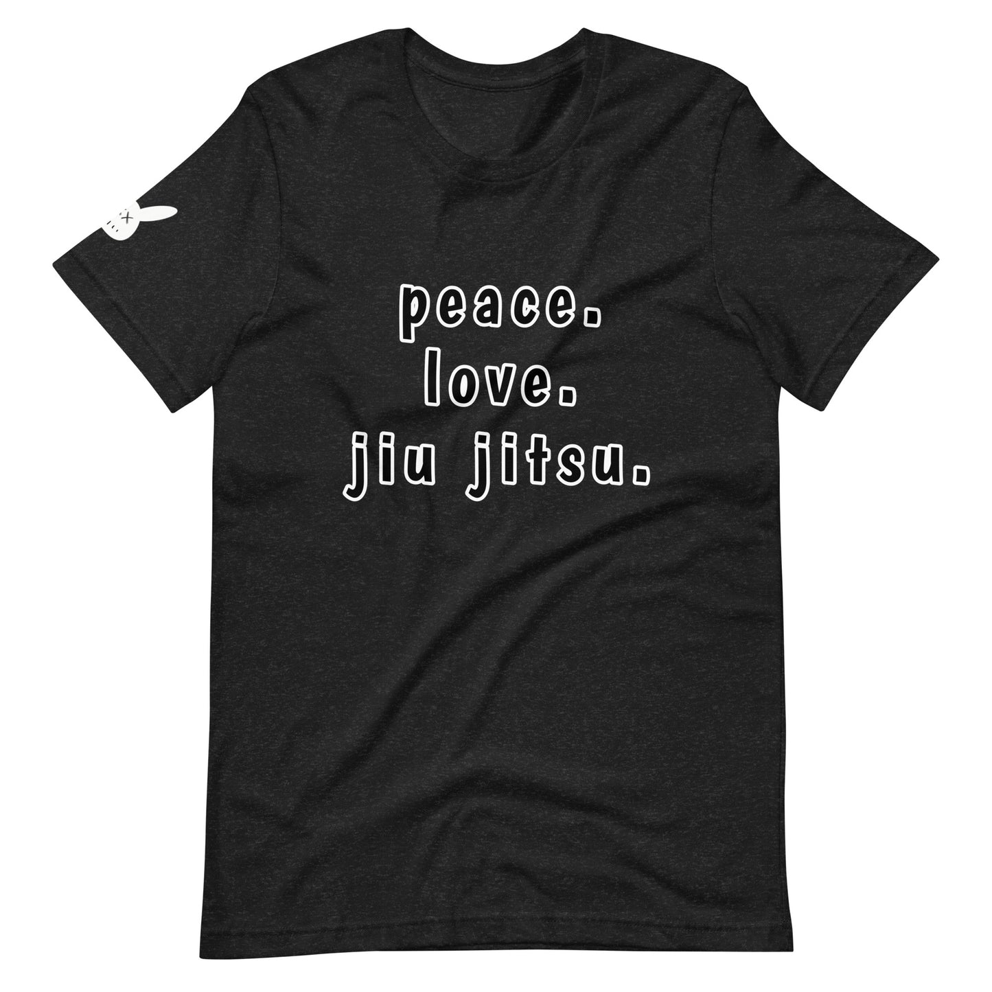 Peace. Love. Jiu Jitsu. Unisex t-shirt