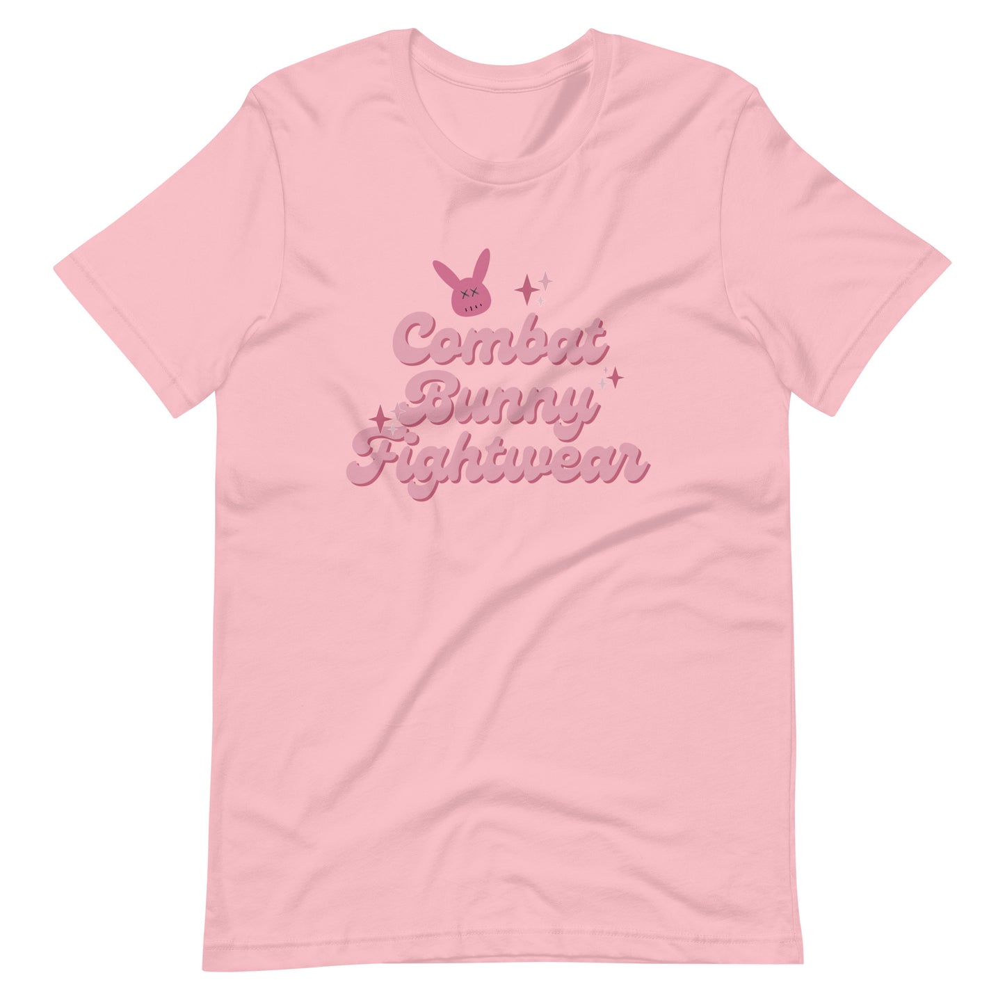 Sparkly Combat Bunny Unisex t-shirt